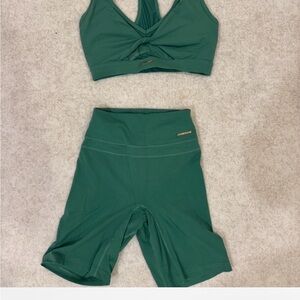 Gymshark Green Bike Shorts